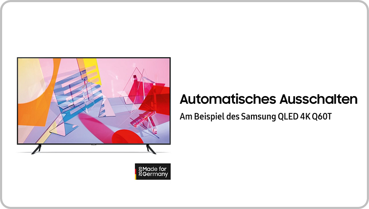 Funktion Automatisches Ausschalten an einem Samsung Smart TV nutzen