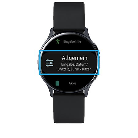 Galaxy Watch Active2 Einstellungen