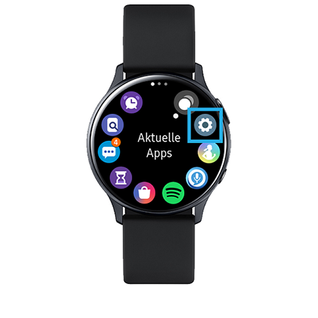 Galaxy Watch Active2 Anwendungsmenü