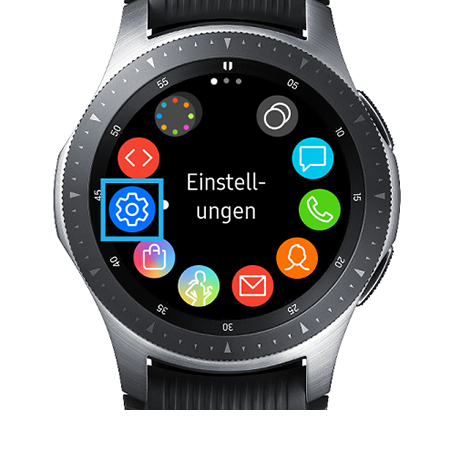 Galaxy Watch Anwendungsmenü