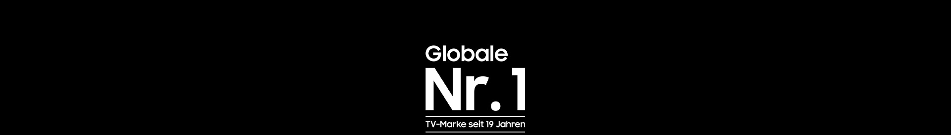 Auf einem Logo steht 19 Jahre Global Nr. 1 TV.