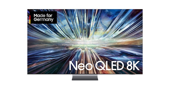 Zu sehen ist ein Samsung Neo QLED 8K TV