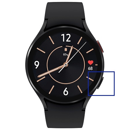 Galaxy Watch4 ins Menü gehen