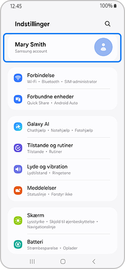 Samsung-konto