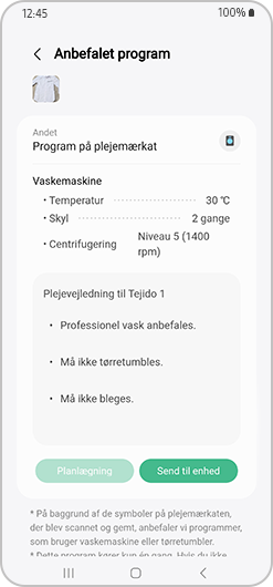 Start det anbefalede program
