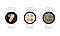 Tre Galaxy Watches ved siden af hinanden.