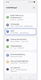 Valg af menuen Apps