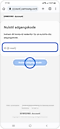 Trin 2. Indtast dit Samsung-id (e-mail), og tryk på "Nulstil adgangskode".