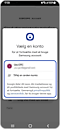 Trin 2. Vælg den Google-konto, du vil logge ind på, i popup-menuen.