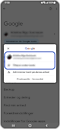 Trin 3. Vælg den Google-konto, du vil bruge, ved at trykke på den.