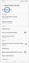 Step 9. Tap "Samsung account" at the top opt the screen.