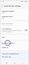 Step 2. “Game Booster settings” screen with “About Game Booster” highlighted.