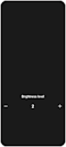 Step 2. View of the “Brightness Level” screen which is set at level two.