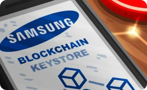 Image of Samsung Blockchain Keystore.