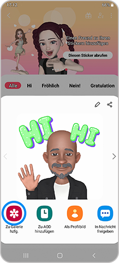 Stap 2. Knop “Toevoegen aan Galerij” gehighlight.