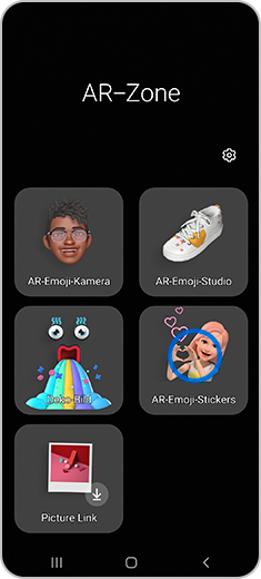 Step 3. Optie AR Emoji Stickers gemarkeerd.