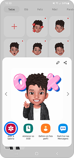 2.º passo. Botão "Adicionar à Galeria" destacado.