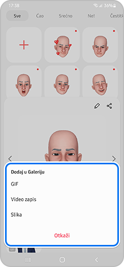 Korak 3. Istaknuti formati za čuvanje vaših AR nalepnica.