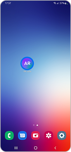 Korak 2. AR zona logotip.