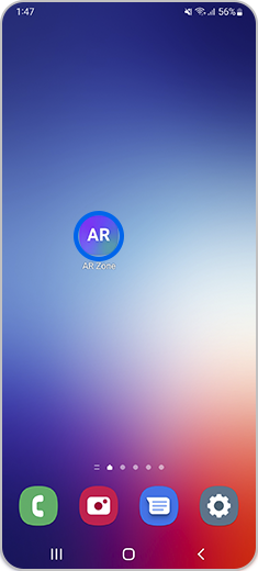 Step 2. AR Zone logo.