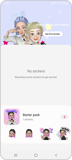 Step 1. Make custom stickers is highlighted.