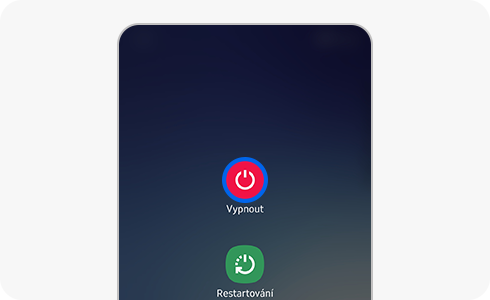 Krok 1. Vypněte zařízení.