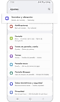 Paso 1. Pantalla de configuración. Seleccione la opción “Sonidos y vibración”.