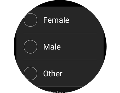View of Body composition gender preference.