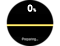 View of Samsung Health app Stress preparing measurement.
