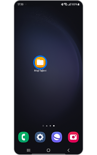 Prikaz istaknute ikone „Moji fajlovi“.