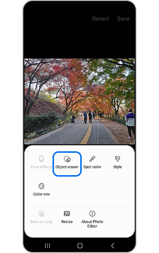 View of Object eraser icon.
