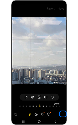 View of more icon in Edit image.