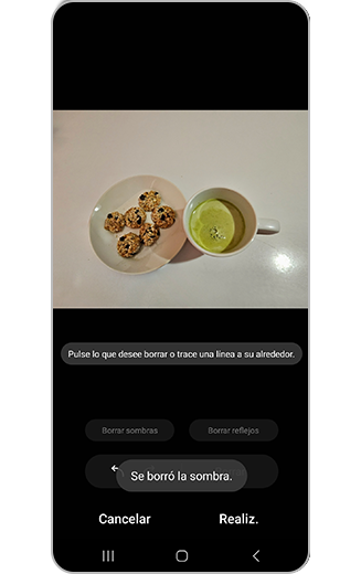 Vista de la imagen con el borrado de sombra completado.