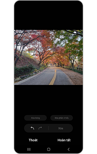 Hình ảnh của bức ảnh đã hoàn tất Xóa.