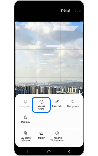 Hình ảnh biểu tượng công cụ Xóa đối tượng.
