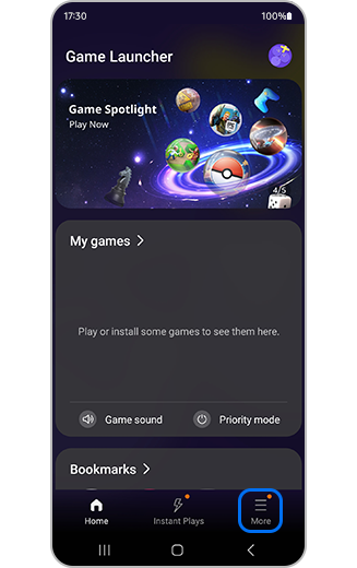 View of more options icon.