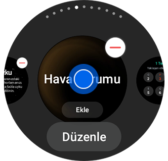Ortaya bir basılı tutma hareketiyle taşınan bir kutucuğun örnek görünümü.