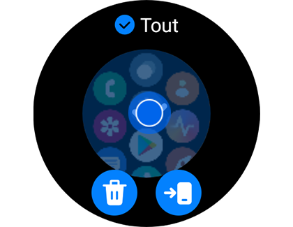 Vue de la capture d'écran à gérer sélectionnée et mise en surbrillance.