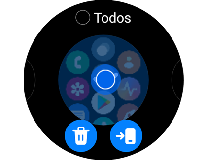 Vista da captura de ecrã que pretende organizar selecionada e em destaque.