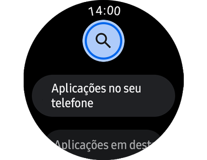 Vista do ecrã da Play Store com destaque para a função de Pesquisa.