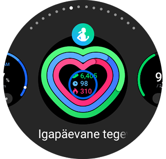 Näidisvaade lisatavast paanist, mille keskel on puudutuskoht.