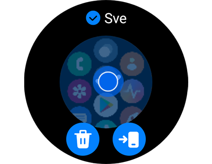 Prikaz odabrane i istaknute snimke zaslona kojom se upravlja.