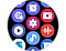 Vista de la pantalla de aplicaciones con el icono de la galería resaltado.