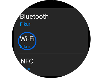 Pamja e ekranit “Lidhjet” me “Wi-Fi” të theksuar.