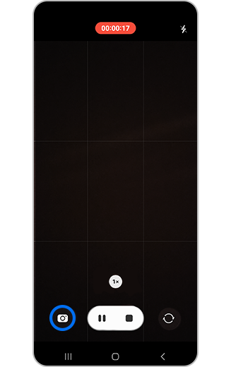 View of video recording with Frame capture button highlighted.