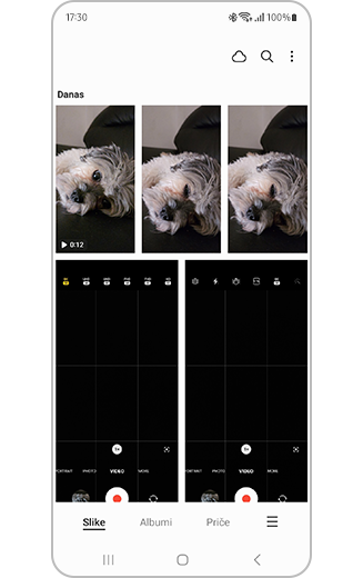 Prikaz galerije s dostupnim video-zapisima