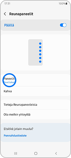 Vaihe 3. Valitse luettelosta ”Paneelit”.