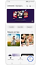 Weergave van de members app op een Galaxy apparaat met de optie Ondersteuning gehighlight.