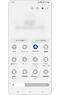 Bluetoothが有効化されたクイックパネルの画像。