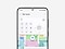 Galaxy nutitelefon näitab SmartThings rakenduse 3D Map View kasutajaliidest.